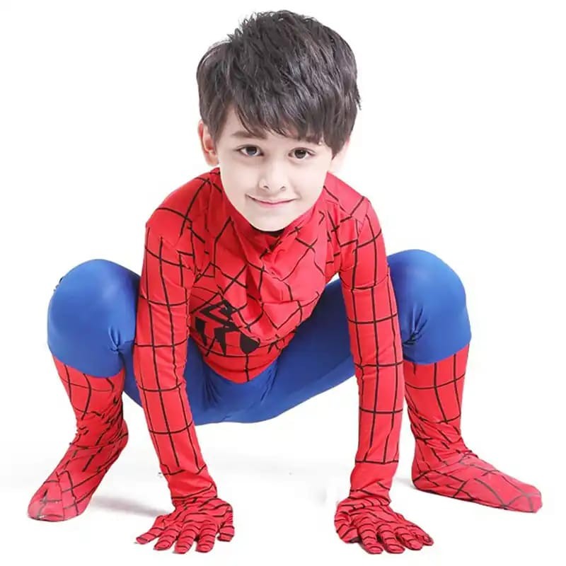 Spiderman Dress with mask For Kids