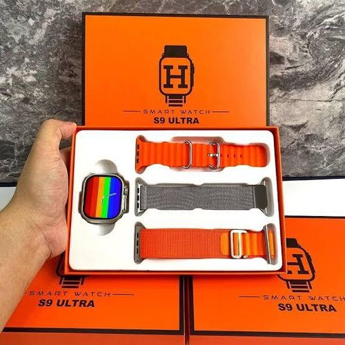 S9 Ultra Smartwatch With 3 Straps