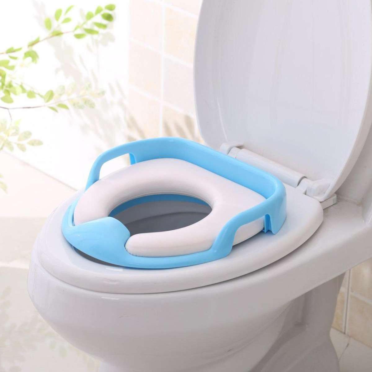 Soft Baby Commode Toilet Seat Potty Trainer Safe Hygiene